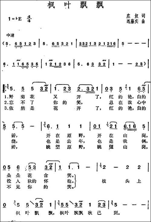 邓丽君演唱金曲：枫叶飘飘