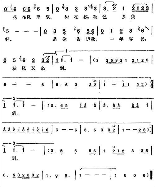 邓丽君演唱金曲：枫叶飘飘