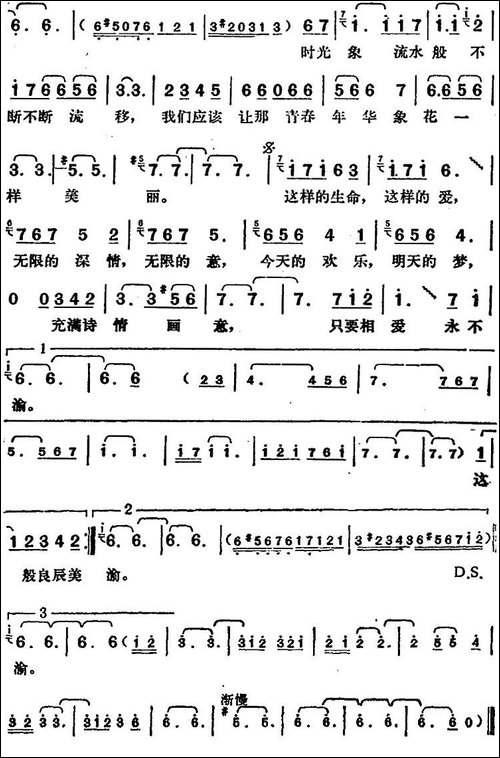 邓丽君演唱金曲：让青春年华象花一样美丽