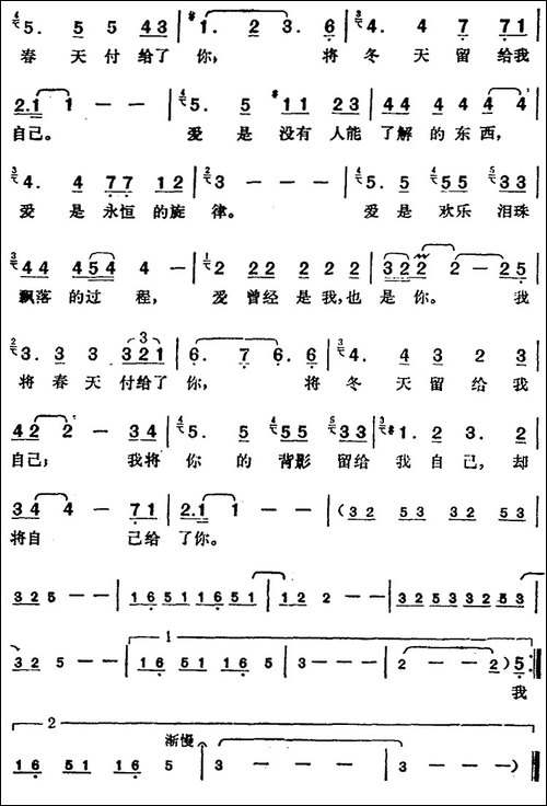 邓丽君演唱金曲：爱的箴言