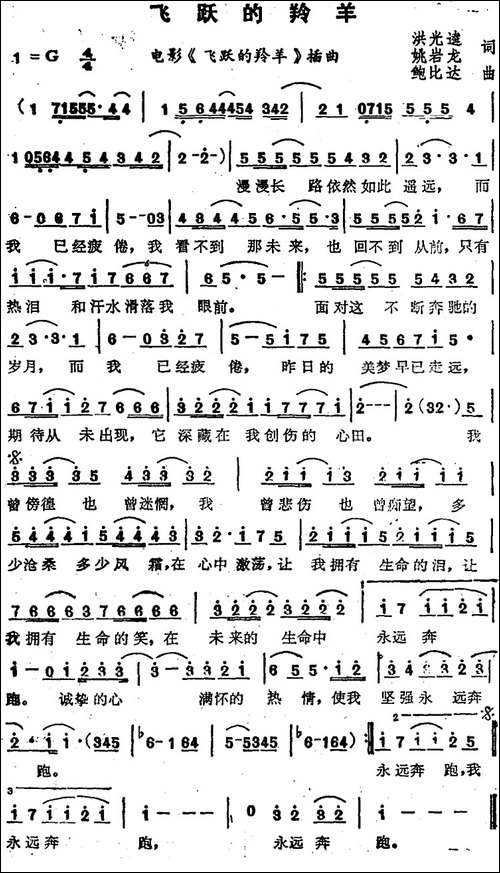 苏芮演唱金曲：飞跃的羚羊-电影《飞跃的羚羊》插曲