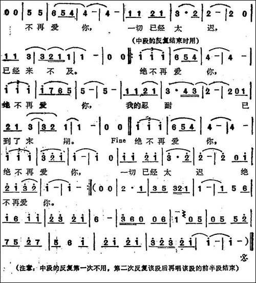 苏芮演唱金曲：绝不再爱你
