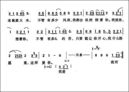 老鼠爱大米