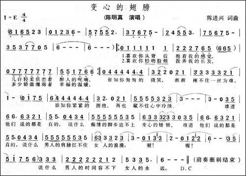 变心的翅膀