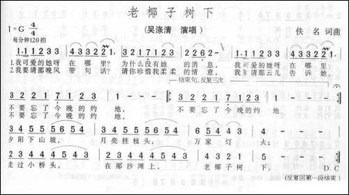 老椰子树下