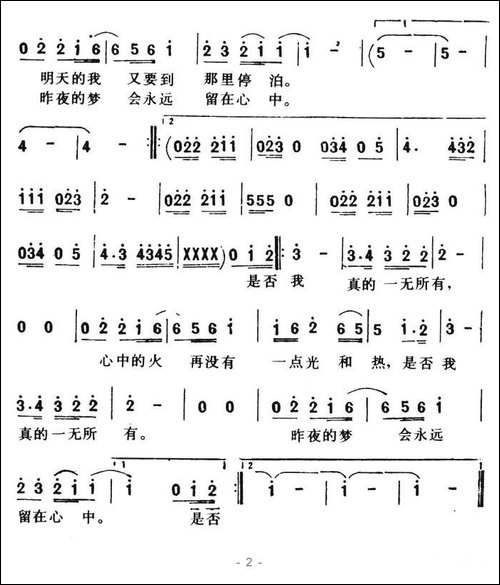 是否我真的一无所有
