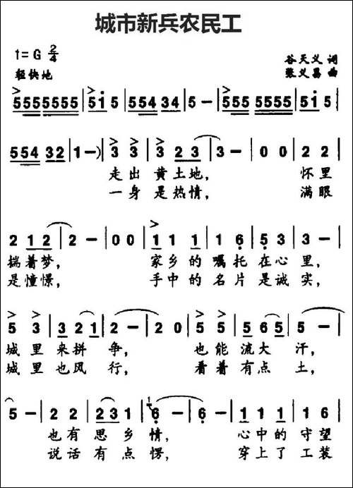 城市新兵农民工