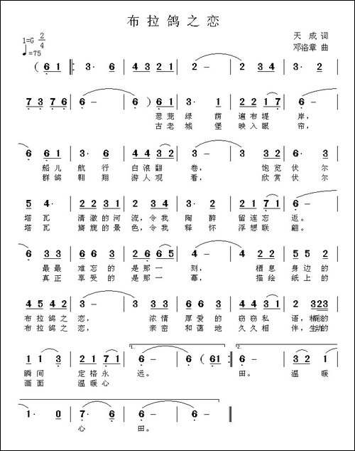 布拉鸽之恋-