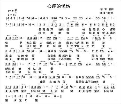 心疼的忧伤