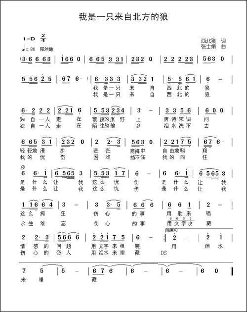 我是一只来自北方的狼