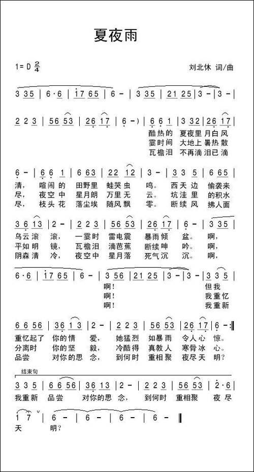 夏夜雨