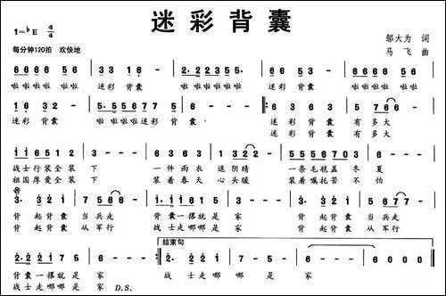 迷彩背囊