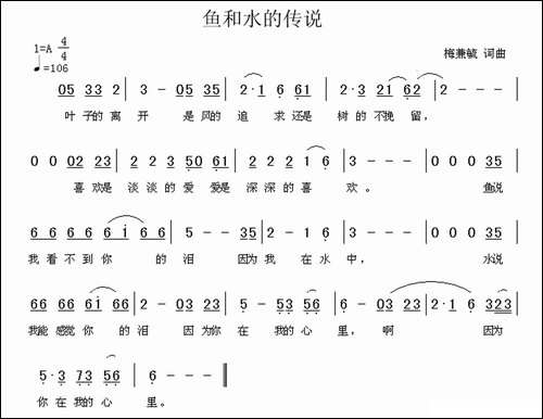 鱼和水的传说
