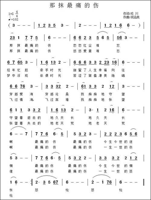 那抹最痛的伤
