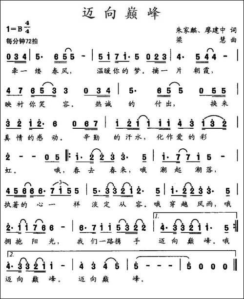 迈向巅峰