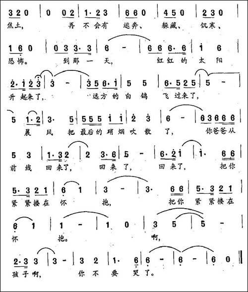孩子，别哭-[美籍华人]-陈安-词曲