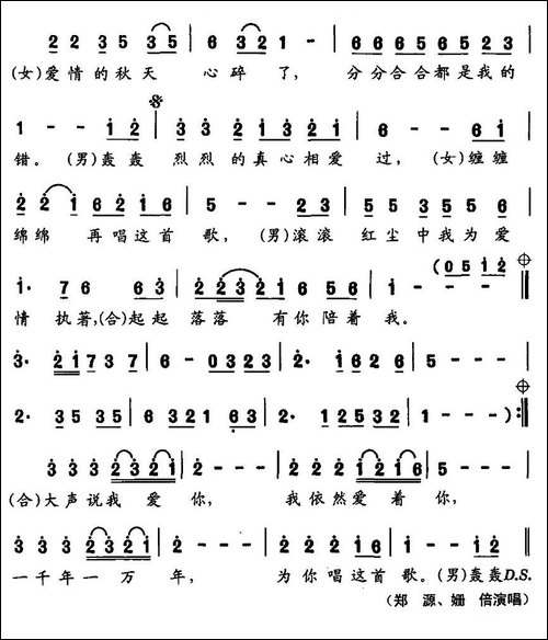 红尘情歌-潘龙江-词曲