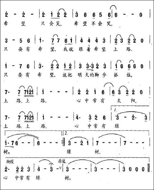 跟着希望上路