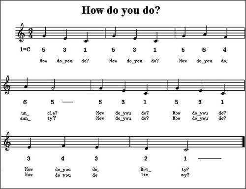 How-do-you-do-你好-英文儿歌