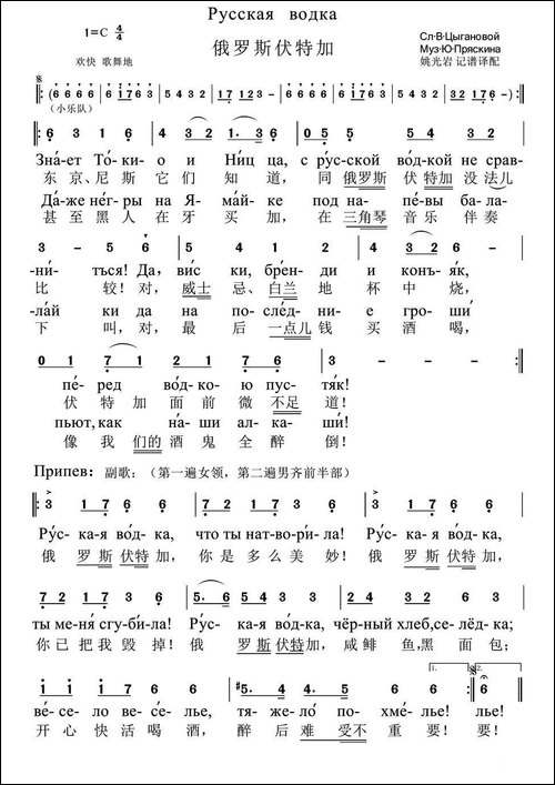 [俄]-俄罗斯伏特加-中俄文对照版
