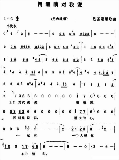[巴基斯坦]-用眼睛对我说