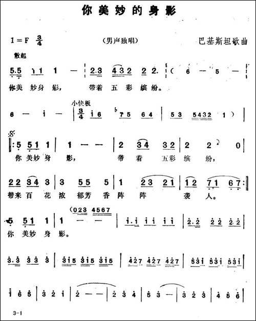 [巴基斯坦]你美妙的身影