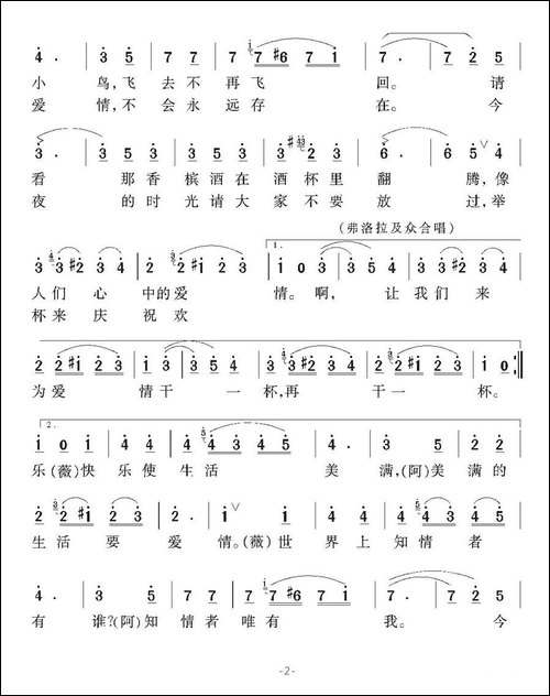 [意]-饮酒歌-歌剧《茶花女》选曲-