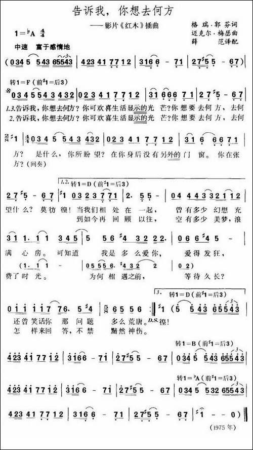 告诉我，你想去何方-美