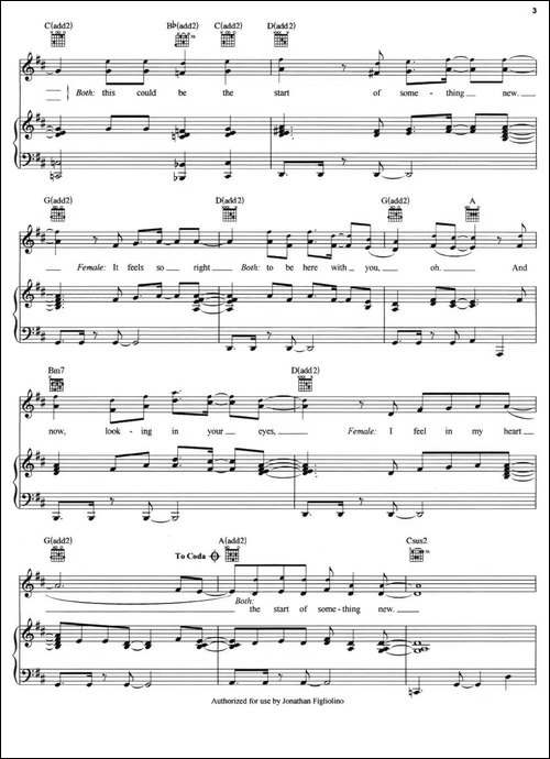 [美]Start-Of-Something-New-正谱