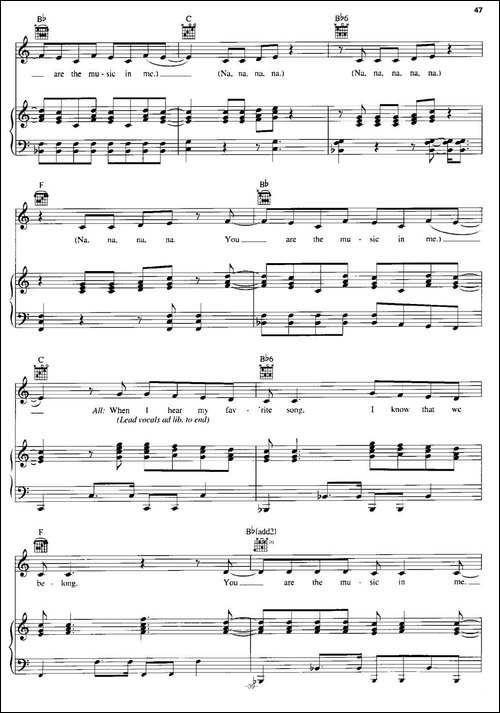 [美]You-Are-the-Music-in-Me--Sharpay-Version-正谱