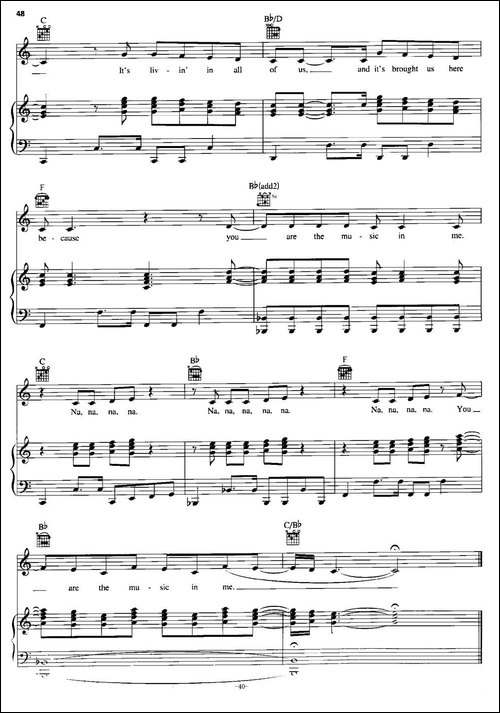[美]You-Are-the-Music-in-Me--Sharpay-Version-正谱