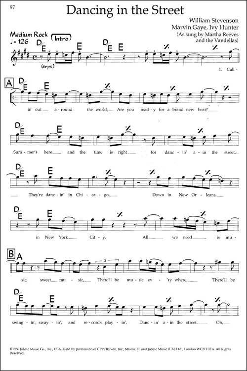Dancing-in-the-Street-带和弦五线谱