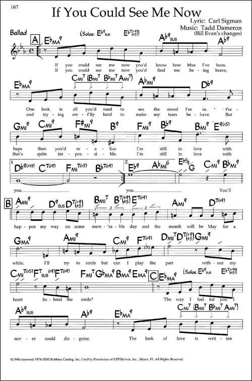 If-You-Could-See-Me-Now-带和弦五线谱