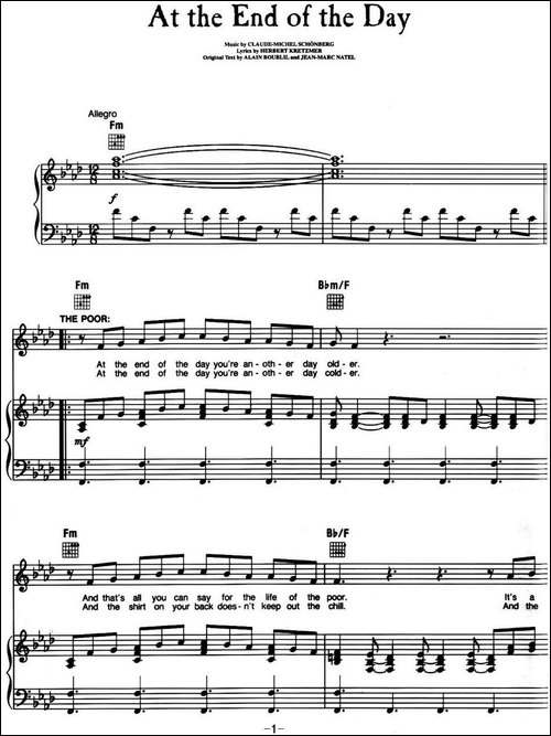 At-the-End-of-the-Day--音乐剧《悲惨世界》-Les-Miserables选曲