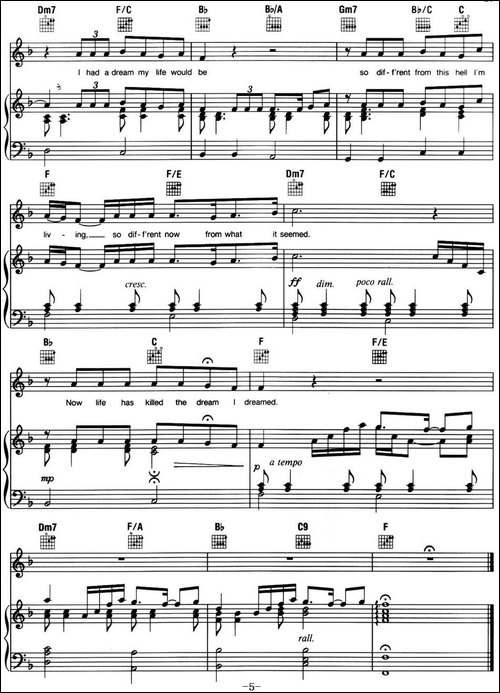I-Dreamed-a-Dream--音乐剧《悲惨世界》-Les-Miserables选曲、正