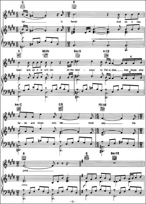 Stars--音乐剧《悲惨世界》-Les-Miserables选曲、正谱-