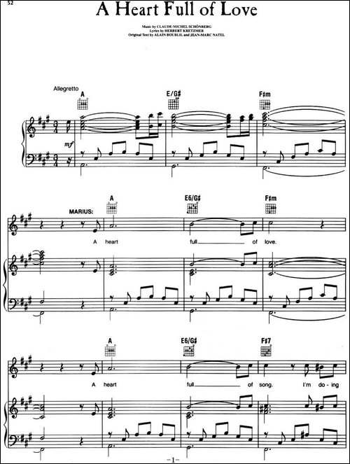 A-Heart-Full-of-Love-音乐剧《悲惨世界》-Les-Miserables选曲、