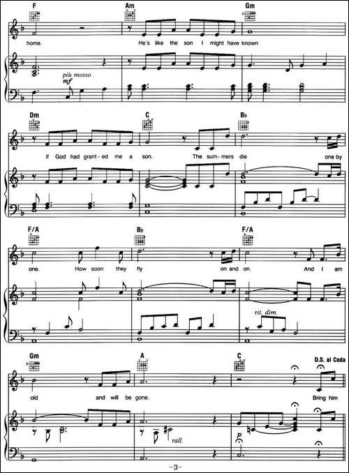 Bring-Him-Home--音乐剧《悲惨世界》-Les-Miserables选曲、正谱-