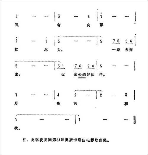 月亮河-美国电影《蒂凡尼的早晨》插曲
