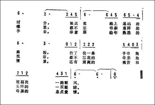 我亲爱的母亲-苏联电影《青年一代》插曲