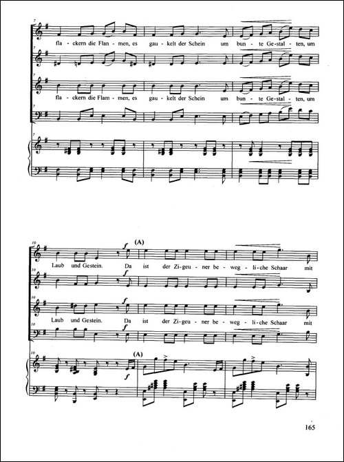 Zigeunerleben-合唱-正谱