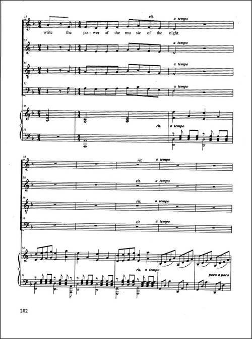 The-Music-of-The-Night-合唱-正谱