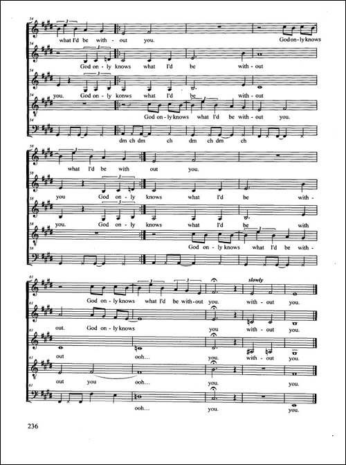GOD-ONLY-KNOWS-合唱-正谱