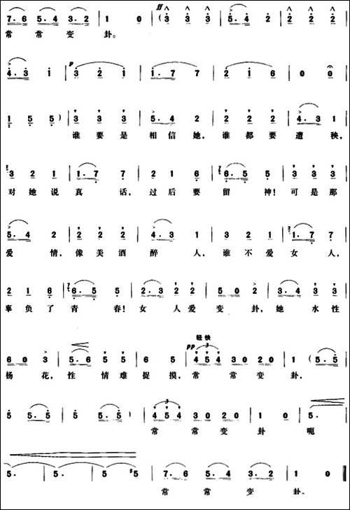 女人善变--歌剧《弄臣》选曲、公爵的歌谣