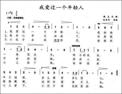 我爱过一个年轻人-捷克