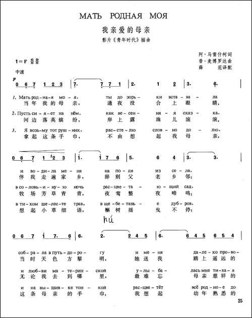 [乌克兰]我亲爱的母亲