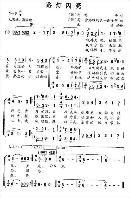 路灯闪亮-俄