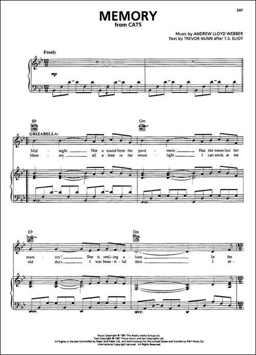 Memory-回忆-from-Cats-正谱