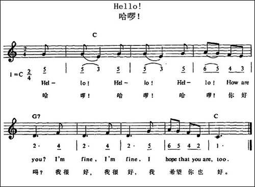 Hello!--哈啰！