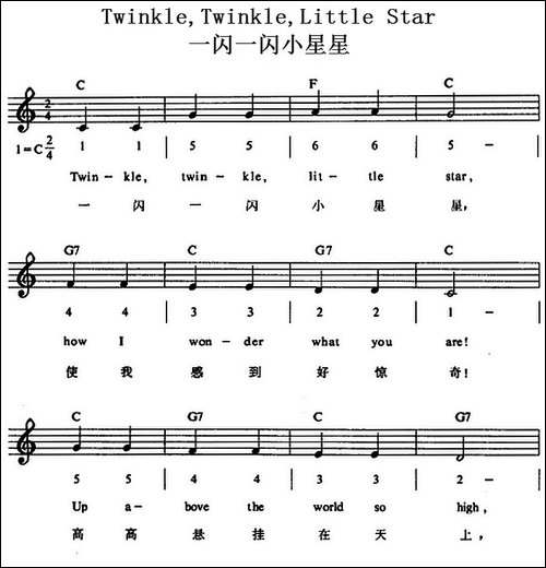 TwinkleTwinkleLittle-Star-一闪一闪小星星